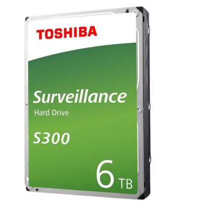 TOSHIBA surveillance S300 HDWT360UZSVAR 6TB 7200 RPM 256MB Cache SATA 6.0Gb/s 3.5" Internal Hard Drive - WHITE BOX