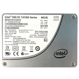 Intel / HP DC S3500 Series 80GB SATA 6Gb/s 2.5-inch Value Endurance Solid State Drive