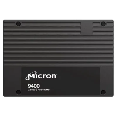 Micron 9400 Pro 7.68TB Solid State Drive - Internal - U.3 (PCI Express NVMe 4.0 x4) MTFDKCC7T6TGH-1BC1ZABYYR