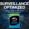 Seagate Skyhawk 4TB Video Internal Hard Drive HDD (ST4000VXZ16/016) 3.5 Inch SATA 6Gb/s 64MB Cache for DVR NVR Security Camera System with Drive Health Management and in-House Rescue Services