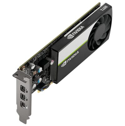 PNY NVIDIA T400 Professional Graphic Card 2GB GDDR6 PCI Express 3.0 x16, Single Slot, 3x Mini-DisplayPort