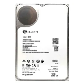 Seagate Exos X10 ST10000NM0126 10TB 7.2K RPM SATA 6Gb/s 512e 256MB 3.5" Hard Drive