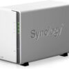 Synology 2 bay NAS DiskStation DS220j (Diskless), 2-bay 512MB DDR4, White, Grey