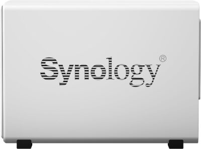 Synology 2 bay NAS DiskStation DS220j (Diskless), 2-bay 512MB DDR4, White, Grey