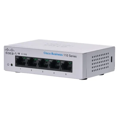 Cisco Business CBS110-5T-D Unmanaged Switch | 5 Port GE | Desktop | Ext PS