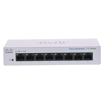 Cisco Business CBS110-8T-D Unmanaged Switch | 8 Port GE | Desktop | Ext PS