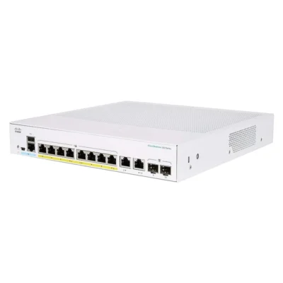 Cisco Business CBS350-8P-E-2G Managed Switch | 8 Port GE | PoE | Ext PS | 2x1G Combo