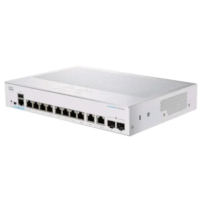 Cisco Business CBS350-8FP-E-2G Managed Switch | 8 Port GE | Full PoE | Ext PS | 2x1G Combo