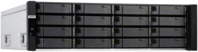 QNAP ES1686dc-2142IT-96G 16-Bay Dual Controller ZFS NAS and iSCSI/IP-SAN. 3U, SAS 12G Network Storage