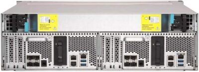 QNAP ES1686dc-2142IT-96G 16-Bay Dual Controller ZFS NAS and iSCSI/IP-SAN. 3U, SAS 12G Network Storage