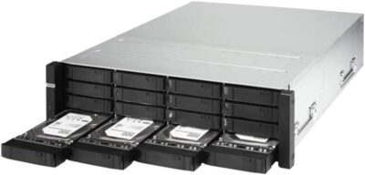 QNAP ES1686dc-2142IT-96G 16-Bay Dual Controller ZFS NAS and iSCSI/IP-SAN. 3U, SAS 12G Network Storage