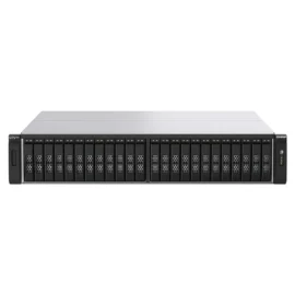 QNAP TS-h2490FU-7302P-256G 24 Bay Dual Node NAS with Two Dual-Port 25GbE SmartNIC Ports and 1100W Redundant PSU