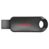 SanDisk USB Memory 32GB Black USB 2.0 Slide Retractable SanDisk Cruzer Snap SDCZ62-032G-G35