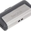 SanDisk 256GB Ultra Dual Drive USB Type-C - USB-C, USB 3.1 - SDDDC2-256G-G46,Black