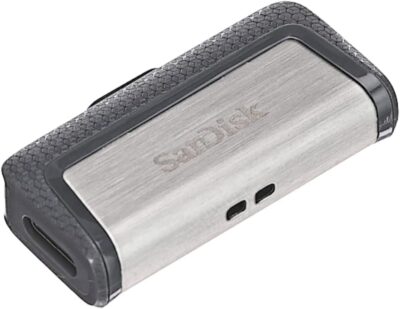 SanDisk 256GB Ultra Dual Drive USB Type-C - USB-C, USB 3.1 - SDDDC2-256G-G46,Black