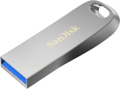 SanDisk 128GB Ultra Luxe USB 3.1 Gen 1 Flash Drive - SDCZ74-128G-G46, Black