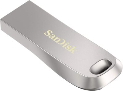 SanDisk 128GB Ultra Luxe USB 3.1 Gen 1 Flash Drive - SDCZ74-128G-G46, Black