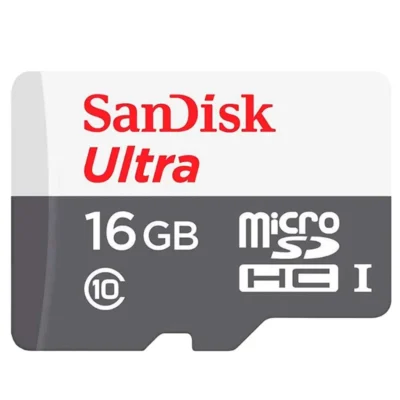 SanDisk Ultra SDSQUNS-016G-GN3MN 16GB (10 Pack) UHS-I Class 10 microSDHC Card Bundle with (1) Everything But Stromboli 3.0 SD/TF Micro Reader