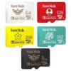 SanDisk 128GB (1 Pack) MicroSD Nintendo Switch MicroSDXC Memory Card for Switch & Switch Lite SDSQXAO-128G Bundle with (1) GoRAM Case (128, GB), Red, SDSQXAO-128G-GN3ZN