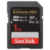 SanDisk 1TB Extreme PRO SDXC UHS-II Memory Card - C10, U3, V60, 6K, 4K UHD, SD Card - SDSDXEP-1T00-GN4IN