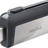 SanDisk 32GB Ultra Dual Drive USB Type-C - USB-C, USB 3.1 - SDDDC2-032G-G46, Black, Silver