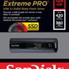 SanDisk 256GB Extreme PRO USB 3.1 Solid State Flash Drive - SDCZ880-256G-G46, Black