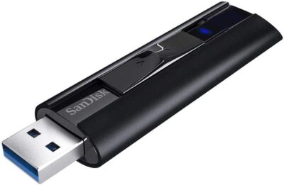 SanDisk Extreme PRO USB 3.2 Solid State 512GB Flash Drive for High Speed Transfer 420MB/s Read Speed - Works with Computers, Laptops (SDCZ880-512G-G46) Bundle with (1) Everything But Stromboli Lanyard