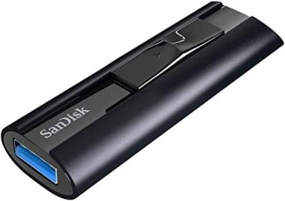 SanDisk Extreme PRO USB 3.2 Solid State 512GB Flash Drive for High Speed Transfer 420MB/s Read Speed - Works with Computers, Laptops (SDCZ880-512G-G46) Bundle with (1) Everything But Stromboli Lanyard