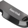 SanDisk Ultra Curve Flash Drive 128GB USB Drive 3.2 Gen 1 USB-A High Speed Thumb Drive for Computers, Laptops, Desktops 100MB/s (SDCZ550-128G-G46) Bundle with (1) Everything But Stromboli Lanyard