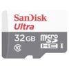 SanDisk Ultra 32GB microSDHC UHS-I Card with Adapter 100MB/s - SDSQUNR-032G-GN3MA