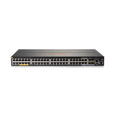 HP JL558A Aruba 2930F 48G PoE+ 4SFP+ - Switch - L3 - managed - 48 x 10/100/1000 (PoE+) + 4 x 1 Gigabit/10 Gigabit SFP+ (uplink) - rack-mountable - PoE+ (740 W)