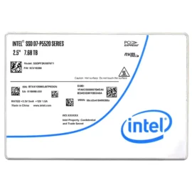 Intel Solidigm D7-P5520 15.36TB 3D NAND PCIe 4.0 x4 NVMe U.2 Internal Data Center SSD