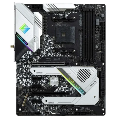 ASRock X570 Steel Legend WiFi ax AMD X570 Chipset AM4 Socket Motherboard