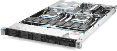 HP ProLiant DL360p Gen8 1U RackMount 64-bit Server with 26-Core E5-2640 Xeon 2.5GHz CPUs + 64GB PC3-10600R RAM + 8300GB 10K SAS SFF HDD, P420i RAID, 4GigaBit NIC, 2Power Supplies