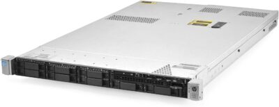 HP ProLiant DL360p Gen8 1U RackMount 64-bit Server with 26-Core E5-2640 Xeon 2.5GHz CPUs + 64GB PC3-10600R RAM + 8300GB 10K SAS SFF HDD, P420i RAID, 4GigaBit NIC, 2Power Supplies