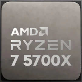 AMD Ryzen 7 5700X - Ryzen 7 5000 Series Vermeer (Zen 3) 8-Core 3.4 GHz Socket AM4 65W Desktop Processor (Tray, OEM) - 100-000000926