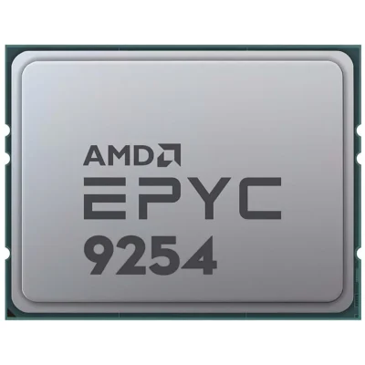 AMD EPYC 9254 Server CPU Processor 24C/48T ZEN4 200W TDP 100-000000480