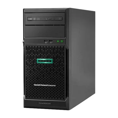 HP ProLiant ML30 Gen10 Tower Server, Intel Xeon E-2124 Quad-Core 3.3GHz 8MB, 32GB DDR4 RAM, 8TB Storage, RAID, iLO 5