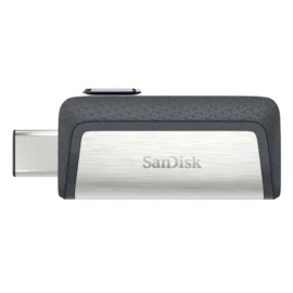 SanDisk 32GB Ultra Dual Drive USB Type-C - USB-C, USB 3.1 - SDDDC2-032G-G46, Black, Silver