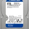 Western Digital 8TB WD Blue PC Internal Hard Drive HDD - 5640 RPM, SATA 6 Gb/s, 256 MB Cache, 3.5" - WD80EAAZ