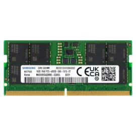 Samsung 16GB DDR5 4800MHz PC5-38400 CL40 SODIMM 1Rx8 1.1V Non-ECC 262-Pin SO-DIMM Laptop RAM Memory M425R2GA3BB0-CQK