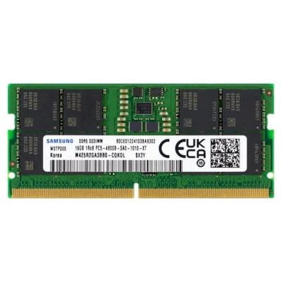 Samsung 16GB DDR5 4800MHz PC5-38400 CL40 SODIMM 1Rx8 1.1V Non-ECC 262-Pin SO-DIMM Laptop RAM Memory M425R2GA3BB0-CQK