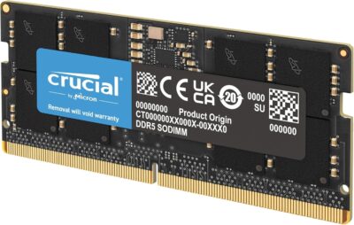 Crucial RAM 16GB DDR5 5600MHz (or 5200MHz or 4800MHz) Laptop Memory CT16G56C46S5