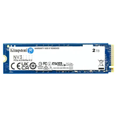 Kingston NV3 2TB M.2 2280 NVMe SSD | PCIe 4.0 Gen 4x4 | Up to 6000 MB/s | SNV3S/2000G