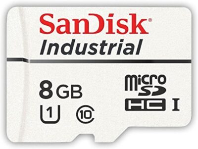 SanDisk Industrial MLC MicroSD SDHC UHS-I Class 10 SDSDQAF3-008G-I with SanDisk Adapter (8GB)