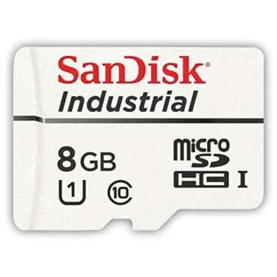 SanDisk Industrial MLC MicroSD SDHC UHS-I Class 10 SDSDQAF3-008G-XI with SanDisk Adapter (8GB)