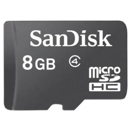 Sandisk Flash Memory Card - 8 GB - MicroSDHC, Black (SDSDQM-008G-B35)