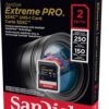 SanDisk 2TB Extreme PRO SDXC UHS-I Memory Card - Up to 250MBs - C10, U3, V30, 4K UHD, SD Card - SDSDXXD-2T00-GN4IN