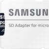 Samsung PRO Ultimate microSD Card + SD Adapter, 128 GB, for Smartphones, Drone and Action Cam, UHS-I U3, 200 MB/s Read, 130 MB/s Write, MB-MY128SA/WW