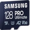 Samsung Pro Ultimate MB-MY128SB/WW Microsd Memory Card